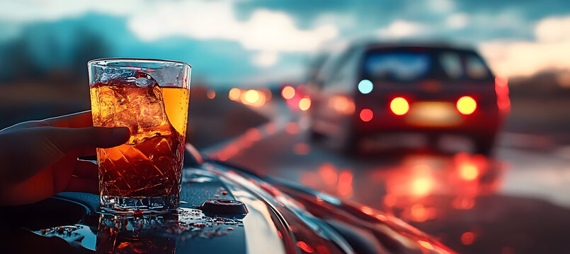The Dangers of Drunk Driving: Highlighting Irresponsibility and Risk Behind the Wheel - Powered by Adobe