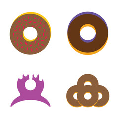 Donut Logo Template Icon