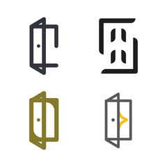 Door Logo Template Icon