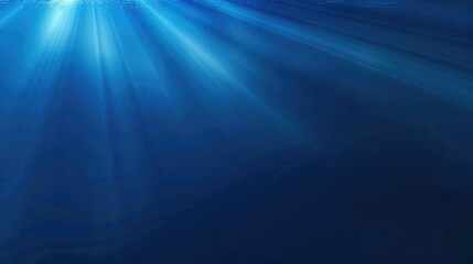 Fototapeta premium Blue light beam background, blue gradient background with spotlight effect