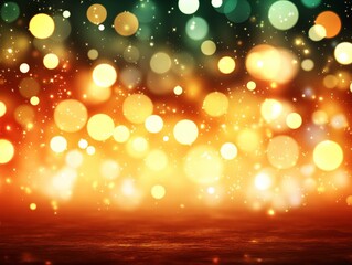 A vibrant background filled with colorful bokeh lights, creating a festive and dreamy atmosphere, ideal for celebrations or artistic projects.