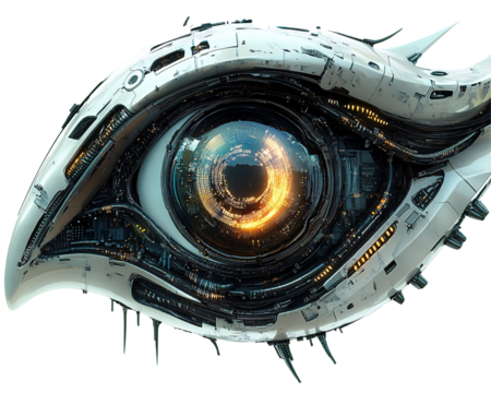 a close up of an eye