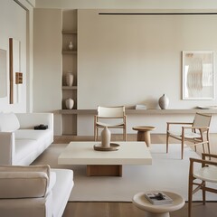 modern bathroom interior with furniture