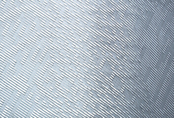 Obraz premium The long silver square wall can be used as a background for inserting letters.
