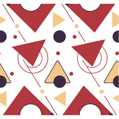 Geometric Tribal Pattern Vector Illustration features a unique ethnic decorative design, blending modern geometric shapes with cultural elements for a visually striking look in your projects.