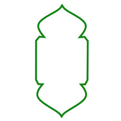 Islamic Frame icons element collections. Border of Mosque  suitable for banner  flyer or poster Ramadan