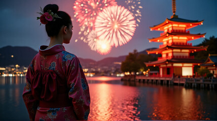 Fototapeta premium couple at night