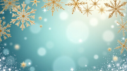 christmas background with snowflakes