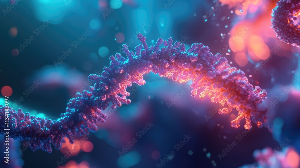 Poster a close-up of an enzyme molecule, illustrating the active site and how substrates interact with the 