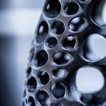 Close-up 3D printing.