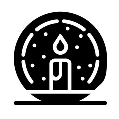 Icon Lighting Winter With Style Glyph