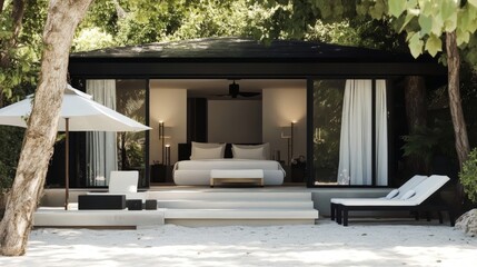 Luxury Tropical Beach Villa, Hotel Suite with Private Pool, Oceanfront Retreat, Paradise Getaway