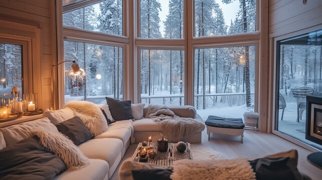 A cozy home in Finland with holiday