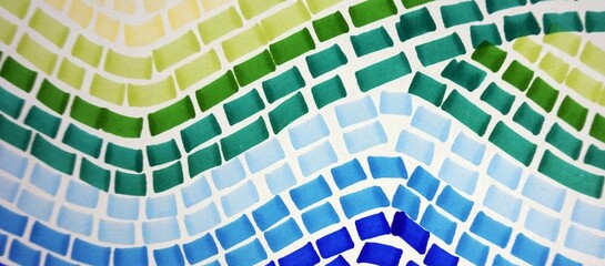 art drawing abstract copic marker modern geometric shapes	