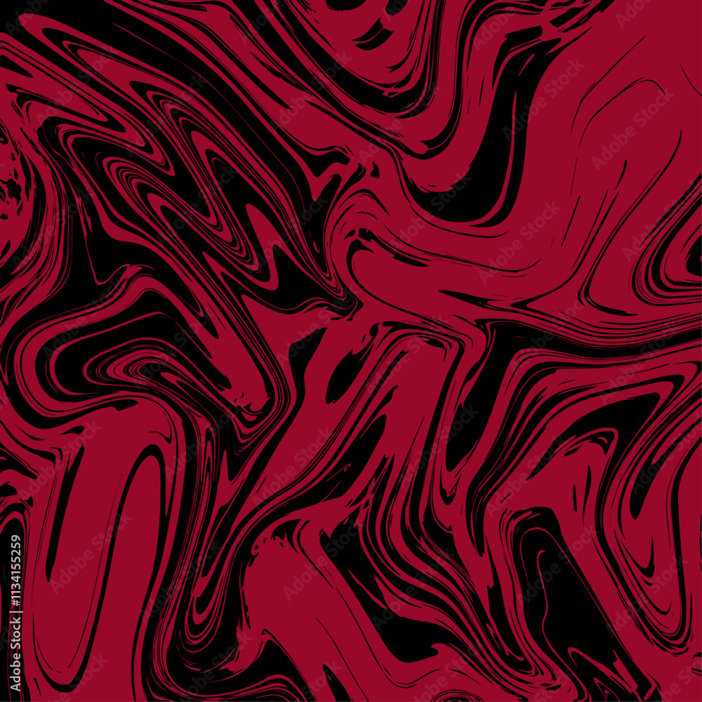 Poster Marble texture with effect neon liquid flow. Surface with fluid stains. Flowing marble backdrop. Marbling splash with stone texture. Colorful geometric swirl art design backdrop