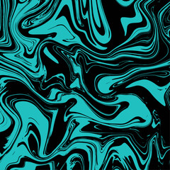 Marble texture with effect neon liquid flow. Surface with fluid stains. Flowing marble backdrop. Marbling splash with stone texture. Colorful geometric swirl art design backdrop