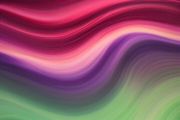 Obraz premium Vibrant Color Gradient Waves in Raspberry Violet and Chartreuse Tones