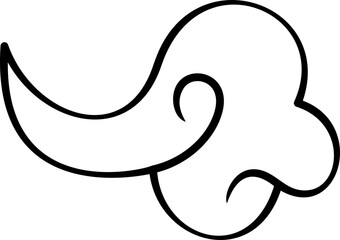 Chinese Cloud Vector Element