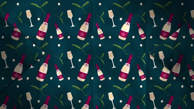 xmas patter background motion
