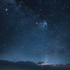 Fototapeta premium clean night hdri sky, stars, 8k, cinematic night sky