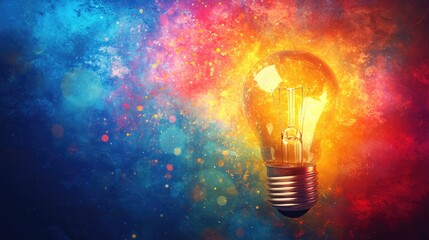 The Future is Now An Abstract Design for Innovative Ideas, Abstract Innovations A Background for Creative and Disruptive Ideas, Innovation in Color Next-Level Ideas