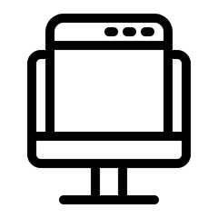 Computer web icon