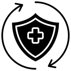 Prevention Glyph Icon