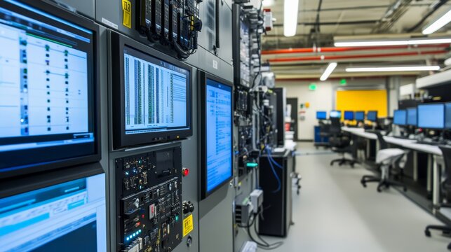 Monitoring system setup data center technology indoor wide-angle network management and operations