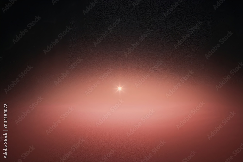Poster coral peach deep black gradient background with soft lighting in textured dark setting