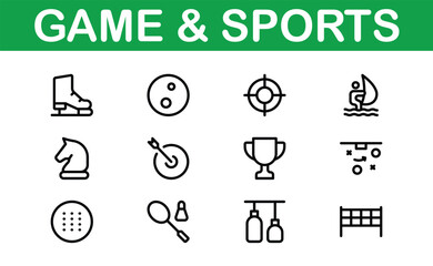 Premium Sports Icon Designs - Stylish and Functional for Websites, Apps, and Sports Marketing