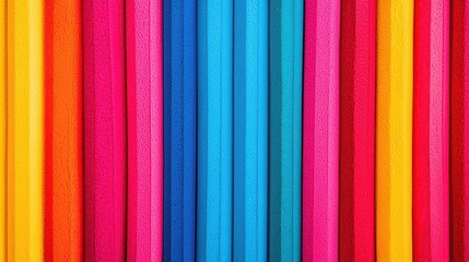 Vibrant colorful patterns of crayons art studio high-resolution image indoor close-up creative inspiration