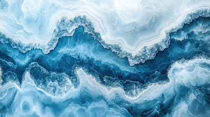 Naklejka premium Marble Lagoon Essence