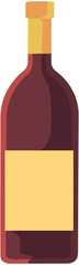 Obraz premium Red Wine Bottle icon