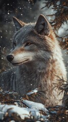 King of the north. wildlife. Ultra realistic. Photorealistic hypermaximalist hyper realistic fine detail