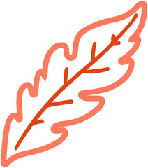 Obraz premium Leaves Outline Icon