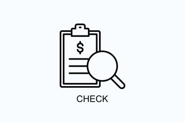 Check Vector, Icon Or Logo Sign Symbol Illustration 