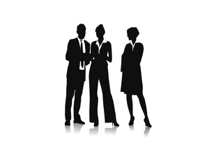 Sketch of a group businessman people with expression