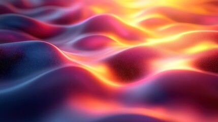 Obraz premium Abstract waves of vibrant colors creating a dynamic, fluid texture.