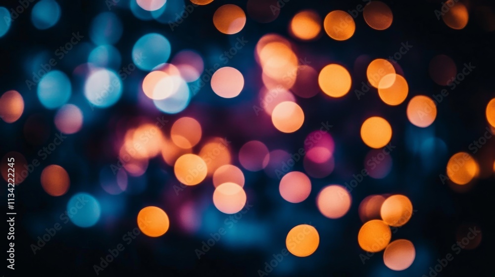 Poster colorful bokeh background with soft lights and artistic texture
