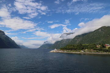 Hjørundfjorden is a fjord in the traditional district of Sunnmøre in the province of Møre og Romsdal in Norway