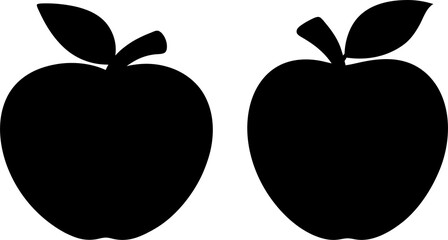 Apple icon vector illustration. Apple sign and symbols for web design.