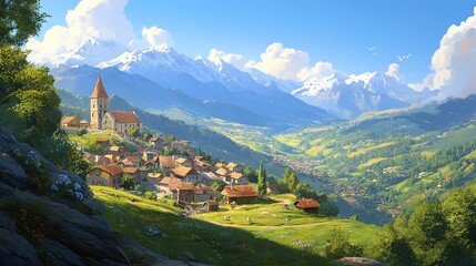 view of the mountains from the top