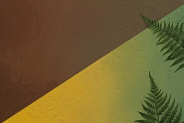 Rustic Earthy Gradient Background with Organic Textures in Soft Brown Sunflower Yellow and Fern Green Shades