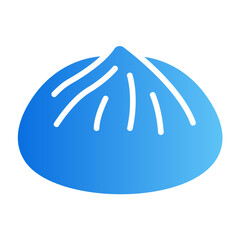 Fototapeta premium bun Gradient icon