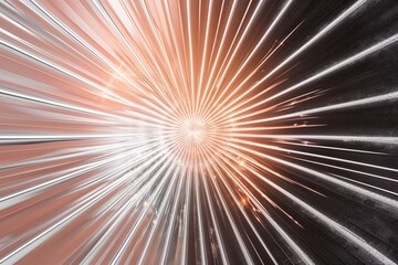 Radiant Silver Peach Gradient with Light Flare on Dark Velvet Background
