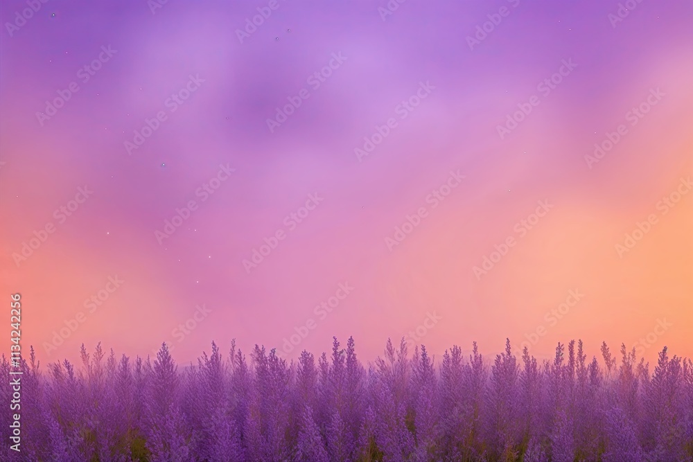 Poster vibrant lavender background with soft apricot gradient for an invigorating digital art experience