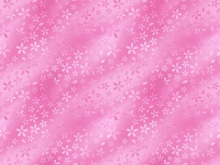 桜のシームレスパターン　B-5'