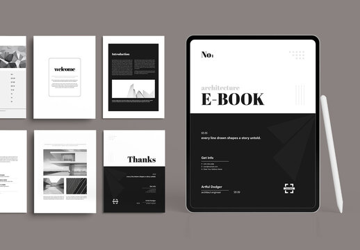 Minimalist Architecture EBook Design for Professionals