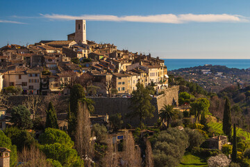 Obraz premium In the historic centre of Saint-Paul-de Vence