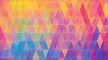 Obraz premium Triangle Pattern Gradient Background. Design Perfect For Pillow, Print, Fashion, Clothing, Fabric, Kimono